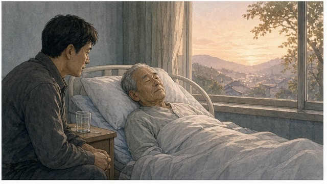아버지의 마지막 새벽을 지키는 아들